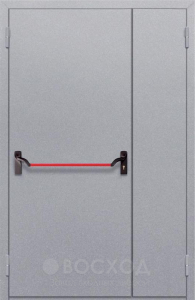 Фото  Стальная дверь Противодымная пожарная дверь крашенная №10 с отделкой Нитроэмаль