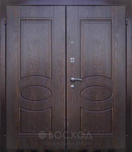 Фото стальная дверь Парадная дверь №400 с отделкой Массив дуба