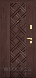 Фото  Стальная дверь Уцененная дверь с терморазрывом для загородного дома №14  с отделкой МДФ ПВХ