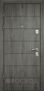 Серая входная дверь на улицу №18 - фото №2