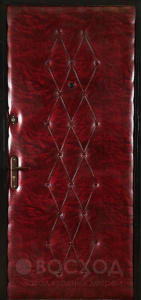 Фото стальная дверь Винилискожа №1 с отделкой Винилискожа