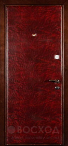 Фото  Стальная дверь Винилискожа №33 с отделкой МДФ Шпон